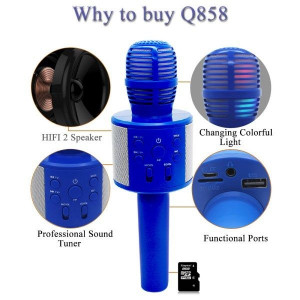 Wireless Karaoke Q858 Bluetooth KTV HIFI Speaker