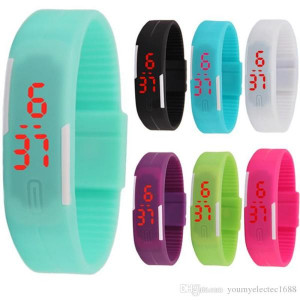 Led Waterproof Silicone Amazing Watch