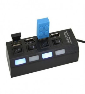 4 Port USB 2.0 Hub Adapter -C: 0218