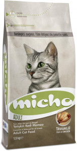 Micho Adult Dry Cat Food Rich In Chicken - 3kg
