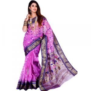 Tangail Silk Jamdani Saree