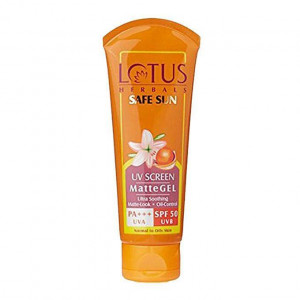 Lotus Herbals Safe Sun UV Screen Matte Gel SPF 50 - 50 ml