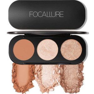 Focallure Blush & Highlighter Palette - 10gm