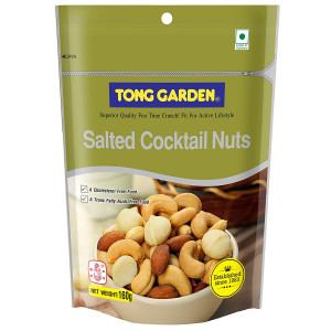 Tong Garden Salted Cocktail Nuts Pouch - 160gm