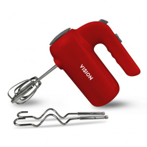Vision Electric Hand Mixer-VIS-HM-002 Red