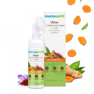 Mamaearth Ubtan Cleansing Milk for face, with Turmeric & Saffron for Gentle Cleansing-100ml