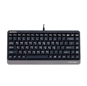 A4TECH FK11 Grey USB FN-Hotkeys Multimedia Mini Keyboard with Bangla