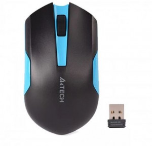 A4TECH G3-200/200N Black & Blue Wireless Mouse