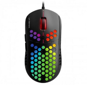 Fantech Hive UX2 Wired Macro Programmable Honeycomb RGB Black Gaming Mouse