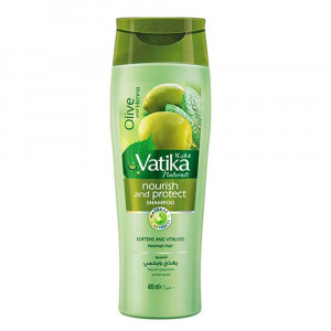 Vatika Naturals Olive and Henna Nourish & Protect Shampoo 400ml (U.A.E)