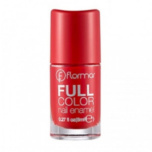 Flormar Full Color Nail Enamel FC08 Optimistic Red - 8ml