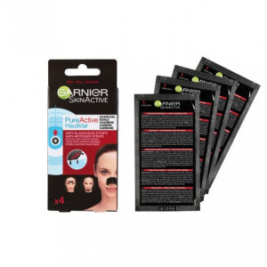 Garnier Pure Active Hautklar Anti Blackhead Strips - 4 Strips