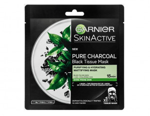 Garnier Skin Active Pure Charcoal Black Tissue Mask 28gm