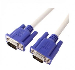 Havit VGA Male to Male, 10 Meter, White Cable