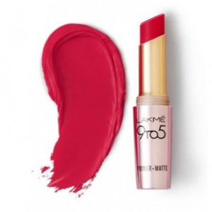 Lakmé 9 To 5 Primer + Matte Lip Color Iconic Red