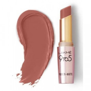 Lakmé 9 To 5 Primer + Matte Lip Color Nude Touch