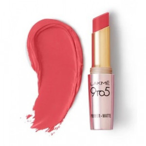 Lakmé 9 To 5 Primer + Matte Lip Color Peachy Affair