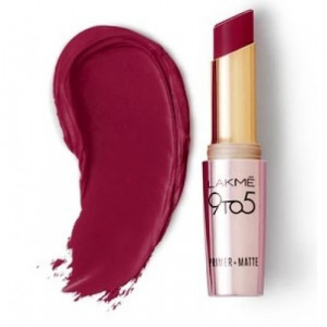 Lakmé 9 To 5 Primer + Matte Lip Color Red Velvet