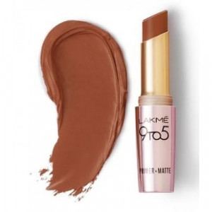 Lakmé 9 To 5 Primer + Matte Lip Color Rustic Brown