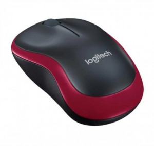 Logitech M185 Red Wireless Mouse