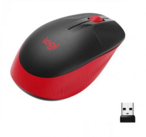 Logitech M190 Wireless Red Mouse