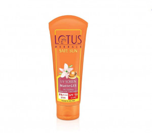 Lotus Herbals Safe Sun UV Screen Matte Gel SPF50 - 100g