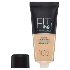 Maybelline Fit Me Matte & Poreless Foundation 105 Natural Ivory 30ml