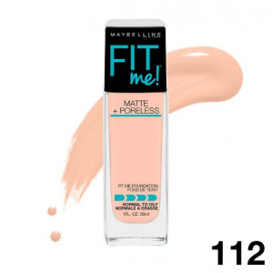 Maybelline Matte Poreless Fit Me Foundation Natural Ivory 112