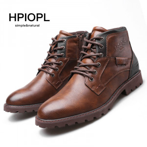 winter boots black men martin boots shoes for men mens shoes