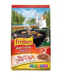 Purina Friskies Meaty Grills Adult Dry Cat Food - 3kg
