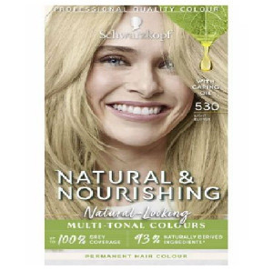 Schwarzkopf Natural & Nourish Permanent Hair Colour - 530 Light Blonde