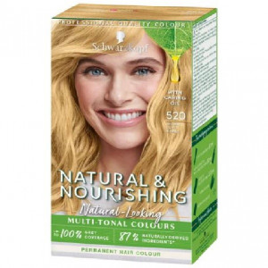 Schwarzkopf Natural & Nourishing Permanent Hair Colour - 520 Natural Light Blonde