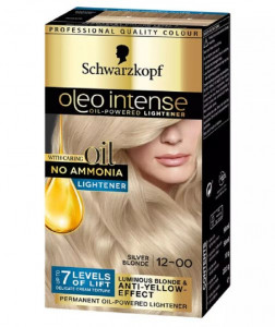 Schwarzkopf Oleo Intense Permanent Hair Lightener - 12-00 Silver Blonde