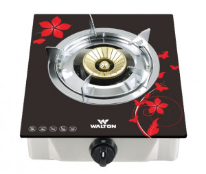 Walton WGS-GSC90 LPG Gas Stove Glass Top Single Burner