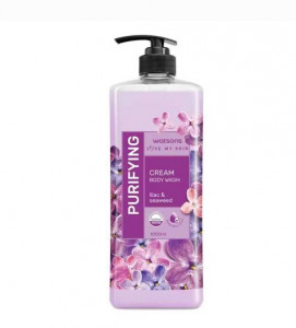 Watsons Purifying Cream Body Wash - 1000ml