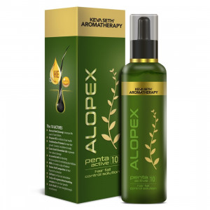 Keya Seth Aromatherapy Alopex Penta Active 10  for Alopecia, Hair Loss & Weak Hair 120ml