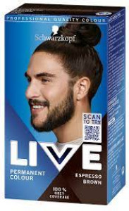 Schwarzkopf Live Permanent Hair Color for Men - Espresso Brown 880