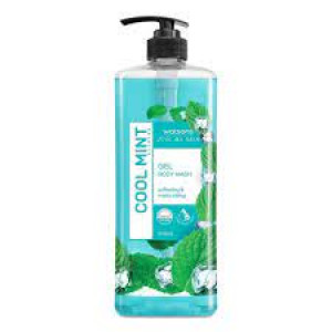 Watsons Cool Mint Scented Gel Body Wash - 1000ml