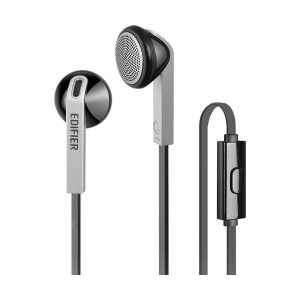 Edifier H190 Hi-Fi Sound Comfortable Fit Wired White Silver Earphones