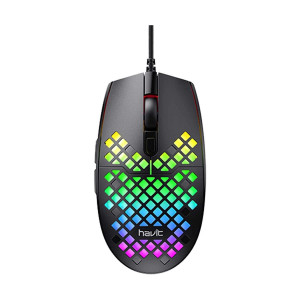 Havit MS1008 RGB Backlit Black Gaming Mouse
