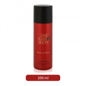 One Man Show Ruby Edition Body Spray 200ml by Jacques Bogart