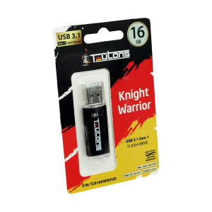 Teutons Knight Warrior 16GB USB 3.1 Gen-1 Flash Drive Black/Grey/Green/Blue (TLB16KWNVUD)